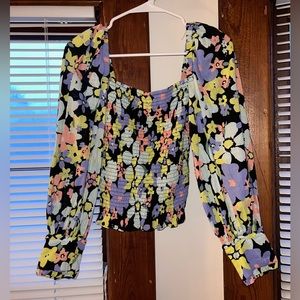 Floral free people top